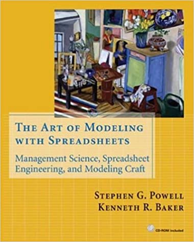 solutions manual for The Art of Modeling with Spreadsheets by Powell